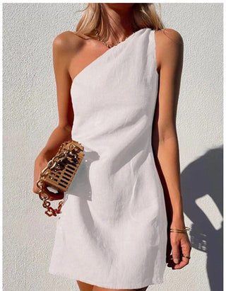 I'll Keep Trying Off Shoulder Mini Dress