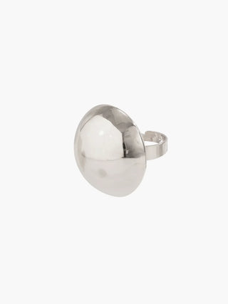 Rayna Geometric Half Ball Ring