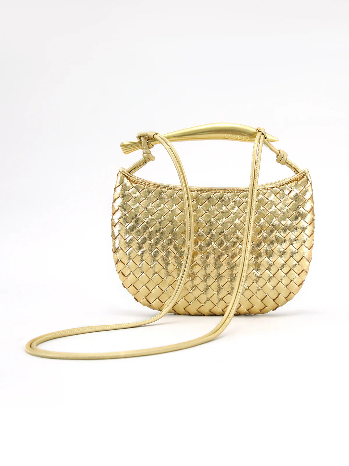 Maven Metallic Woven Bag