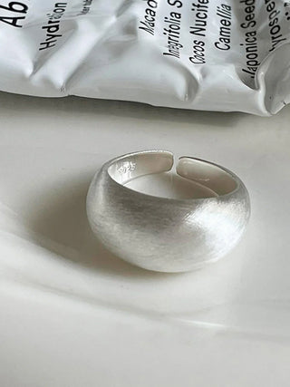 Tahoe Minimalist Oval Brushed Ring