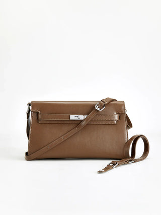 Vesper Flap Soft-Buckle Tote Bag