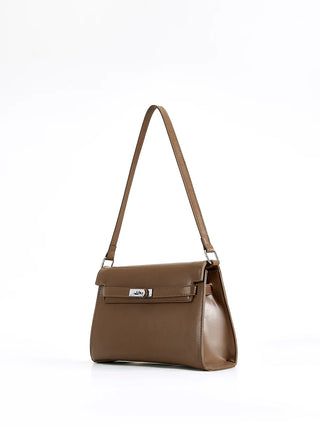 Vesper Flap Soft-Buckle Tote Bag