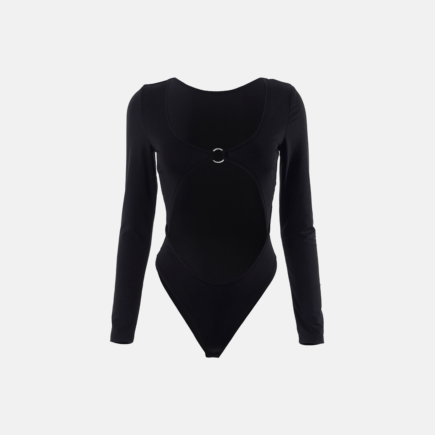 Long Sleeve Glossy Bodysuit