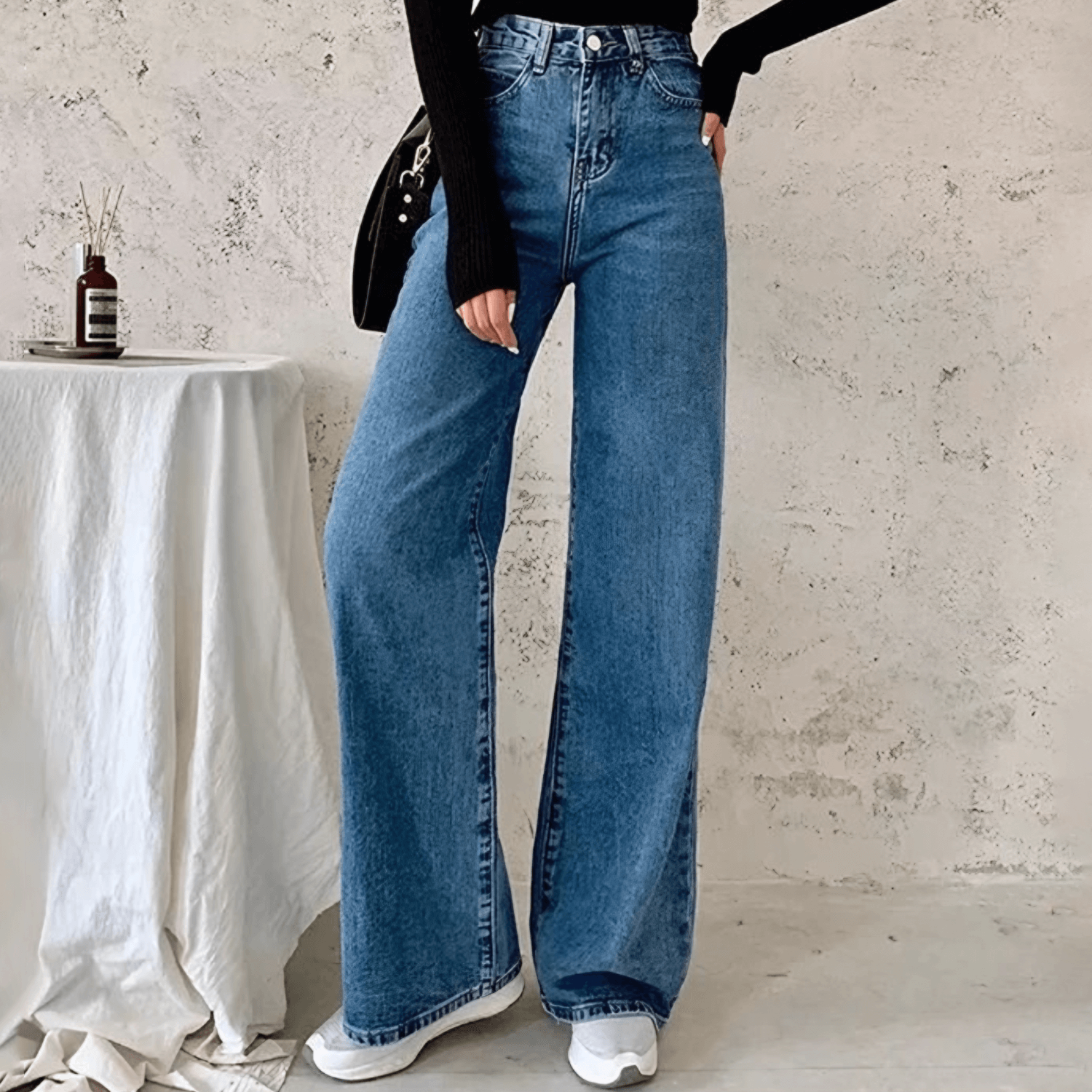 Basic Wide Leg Jeans