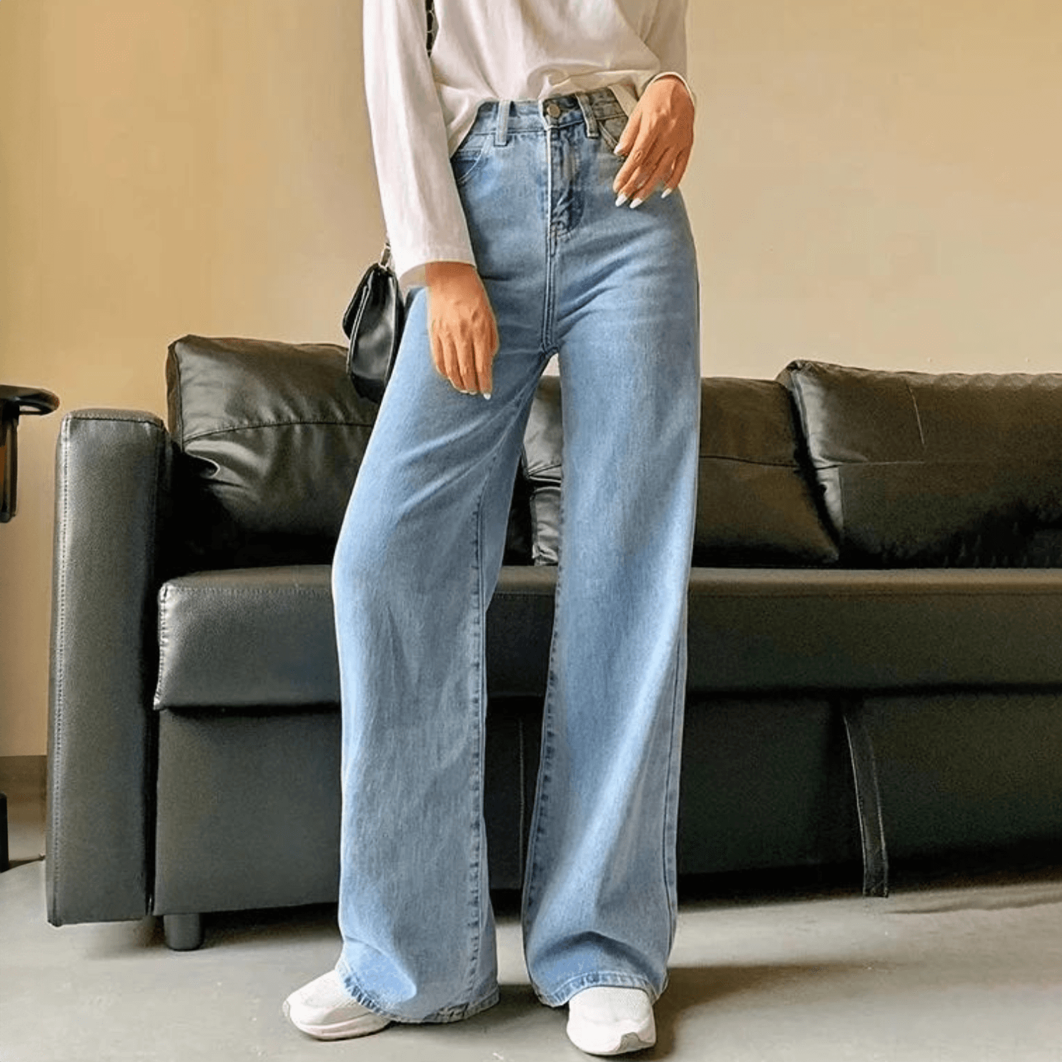 Basic Wide Leg Jeans