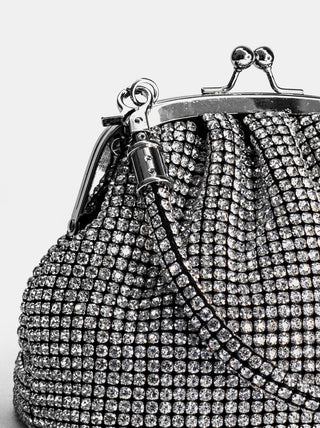 Sparkle Vintage Rhinestone Handle Bag