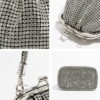 Sparkle Vintage Rhinestone Handle Bag