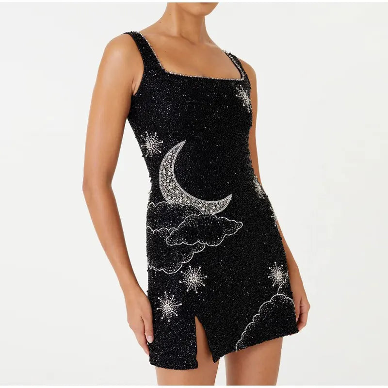 Midnight Elegance Dark Dress