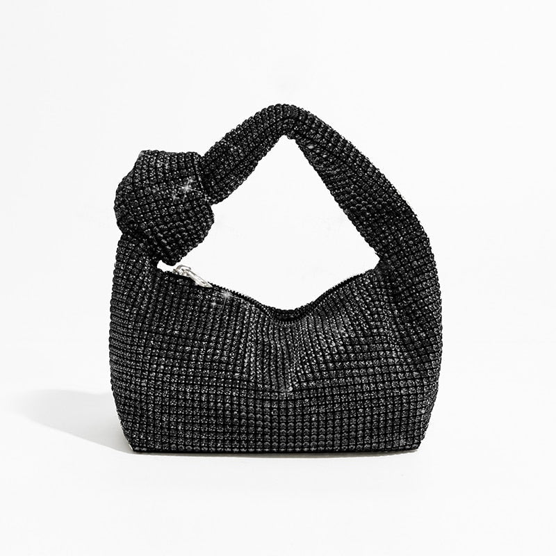 Sparkle Knot Rhinestone Mini Bag