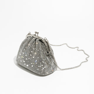 Sparkle Vintage Rhinestone Handle Bag