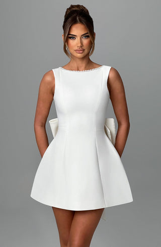 Carrie Mini Dress - Ivory