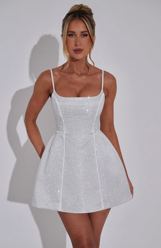 Emma Mini Dress - Ivory