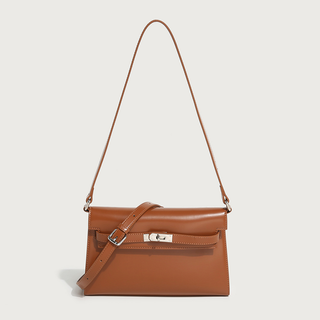 Vesper Flap Soft-Buckle Tote Bag