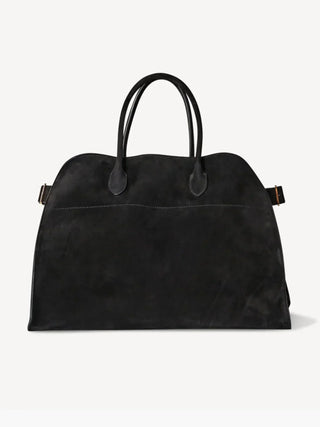 Bucket Type Cowhide Leather Hand Bag