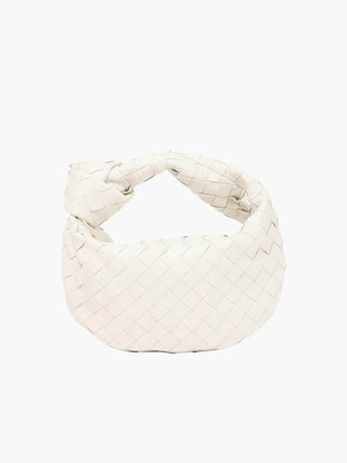 Braided Knot Faux Leather Mini Bag