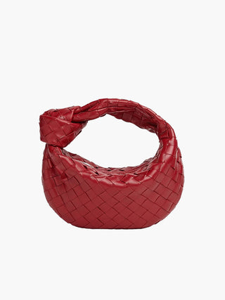 Braided Knot Faux Leather Mini Bag