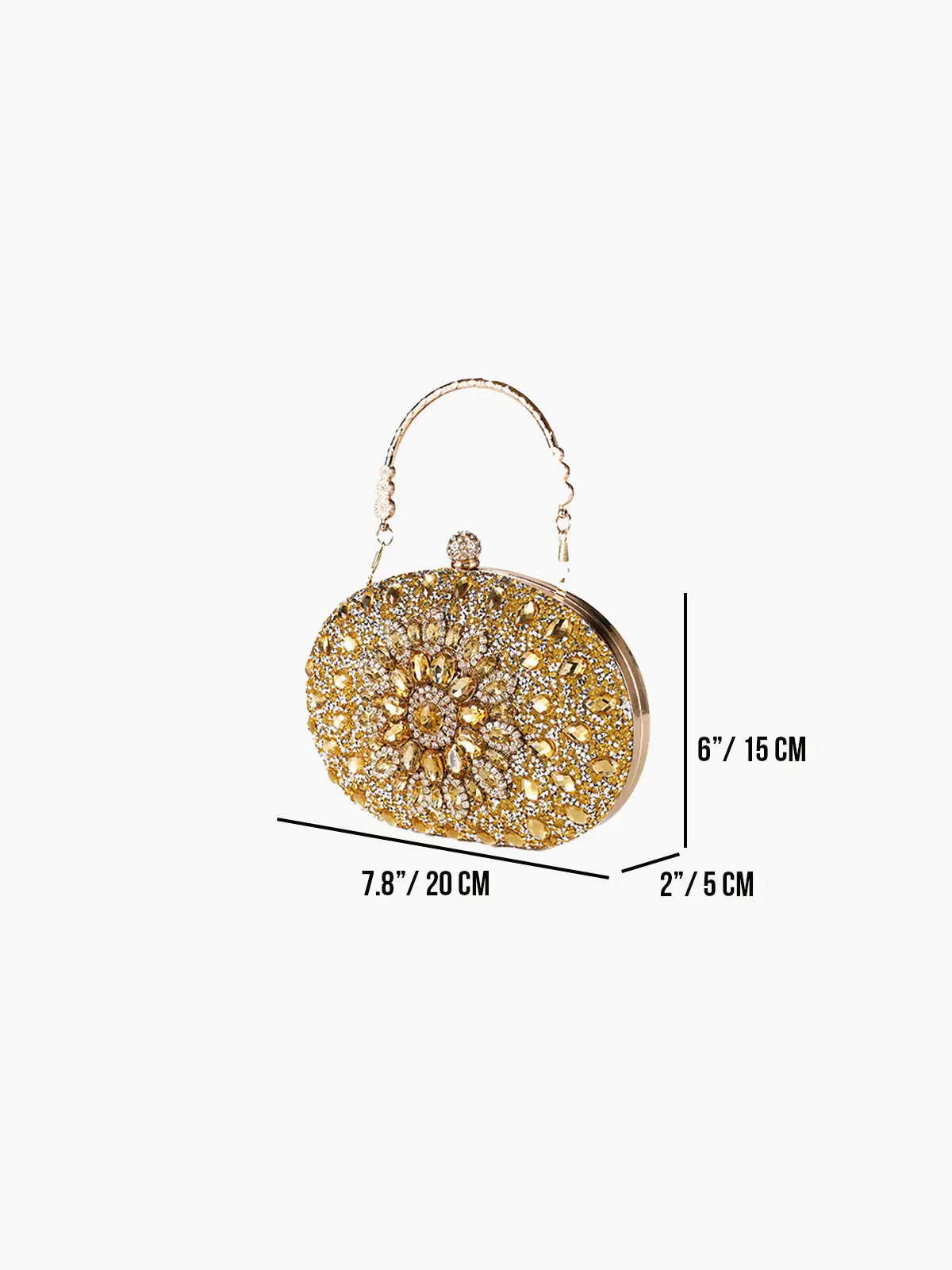 Celestial Gemstone Evening Clutch