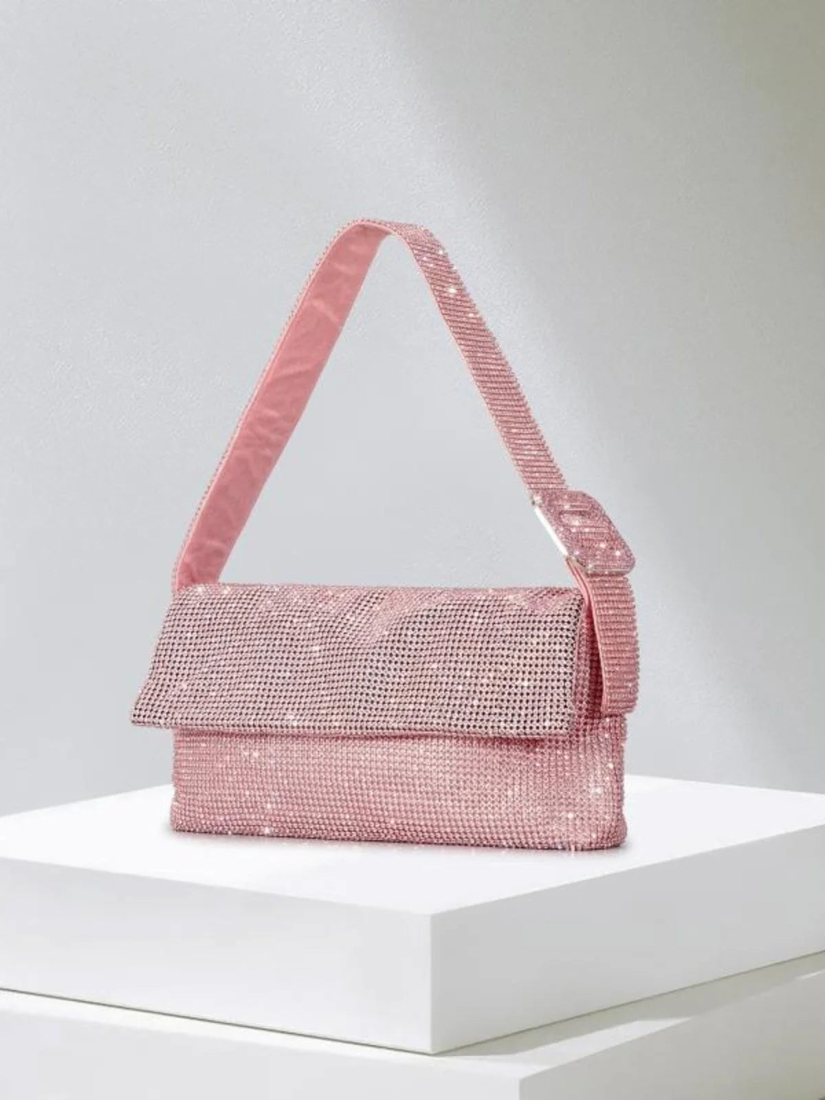 Sparkling Rhinestone Mini Shoulder Bag