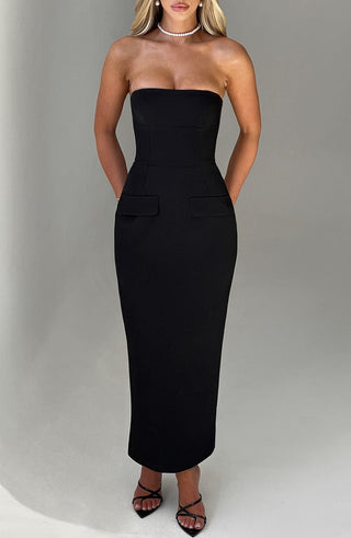 Roxanne Midaxi Dress - Black