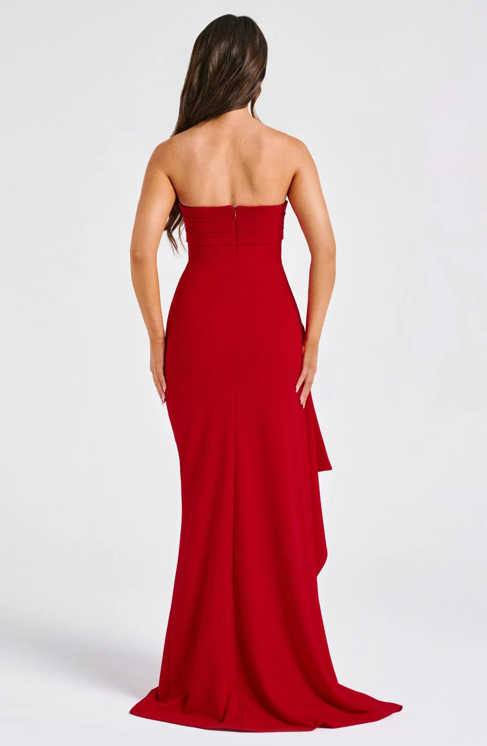 Elena Not There High Split Maxi Dress